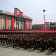 In this Saturday, April 15, 2017, file photo, soldiers march across Kim Il Sung Square during a military parade in Pyongyang, North Korea to celebrate the 105th birth anniversary of Kim Il Sung. (AP Photo/Wong Maye-E, File)